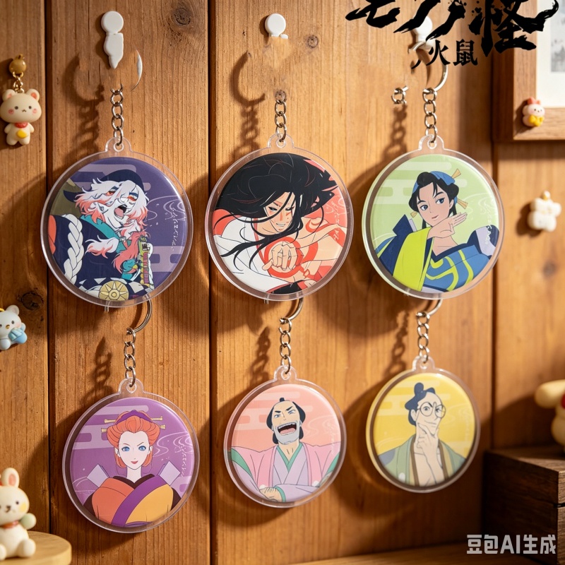 Decor Lighting Phone Number - Souvenir Anime Mononoke Acrylic Pendant Keychains