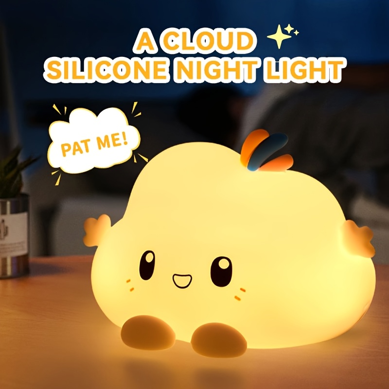 Decor Lighting Lamps - Cloud Night Light,Touch-Control Dimming, Charging &