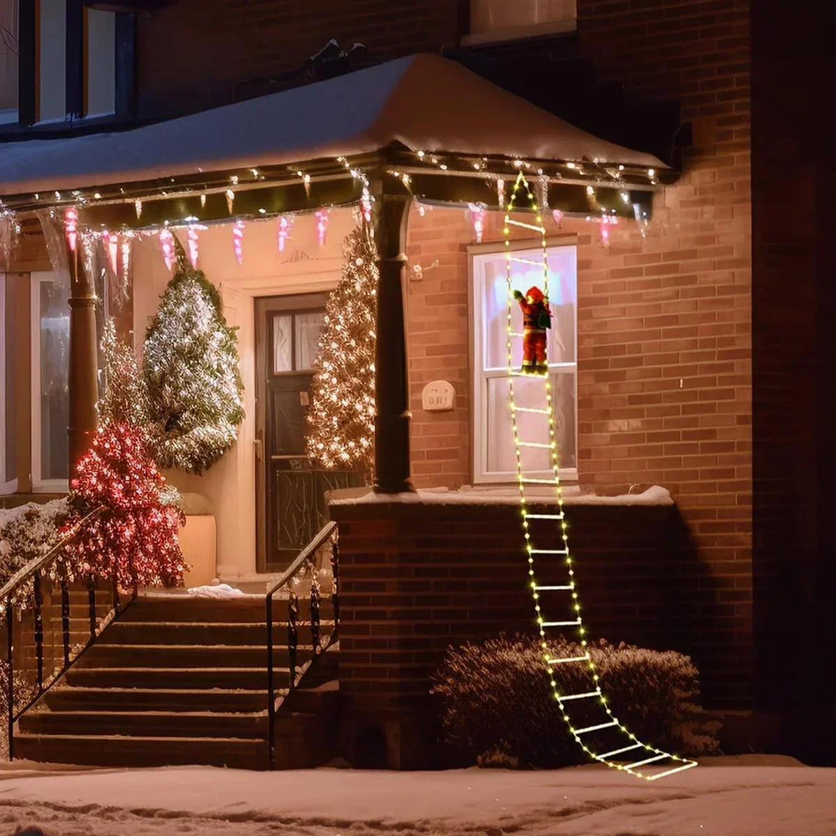 LED Ladder Light for Santa Cla - Home Decor Lighting Tree ulasan dan harga