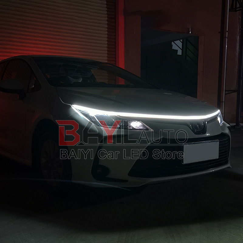 12V White Car Hood Light Strip - Ambient Led Strip ulasan dan harga