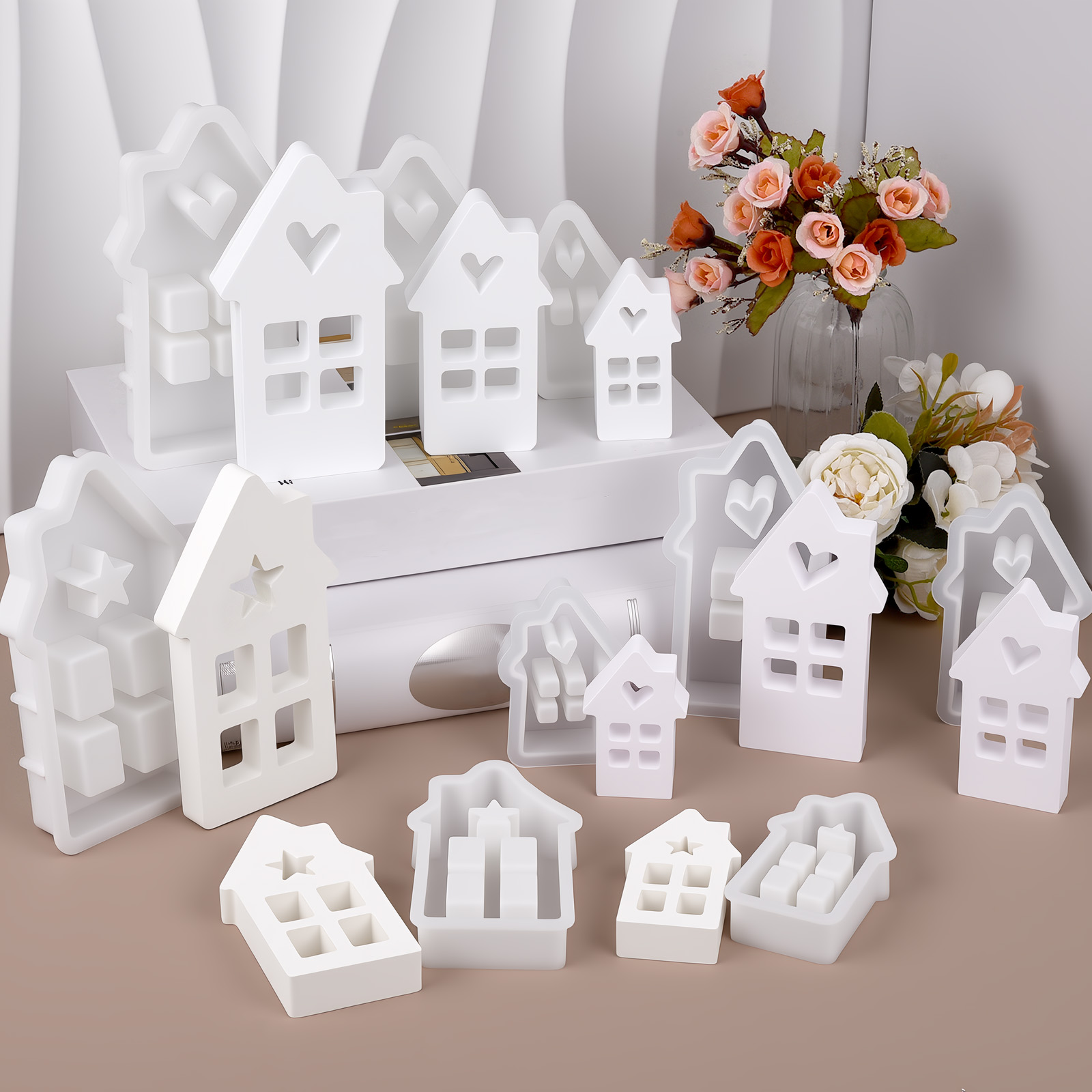 Star Heart House Silicone Mold - Lighting Decor House ulasan dan harga