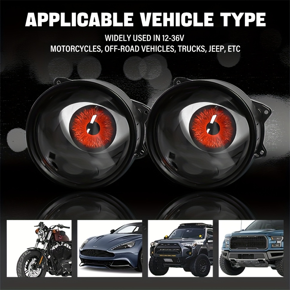  6-Mode Led Dynamic Devil Eye - Lighting Decorative ulasan dan harga
