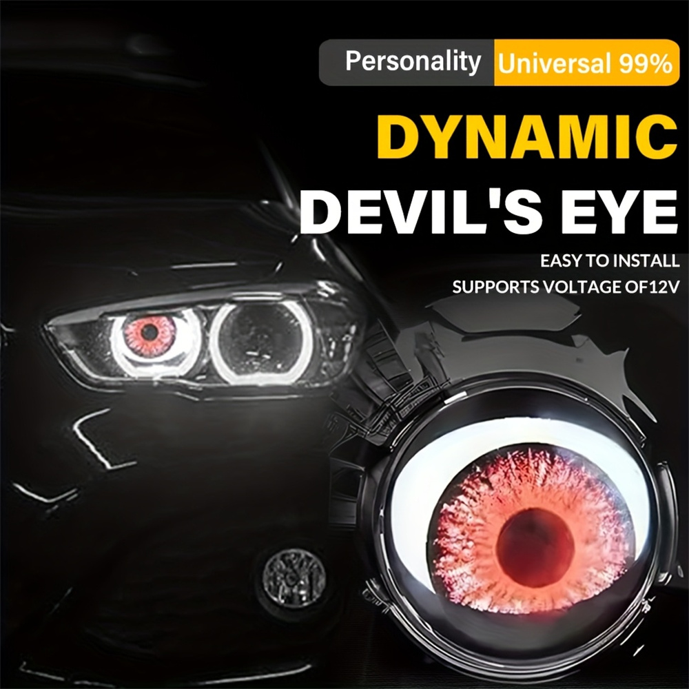  6-Mode Led Dynamic Devil Eye - Lighting Decorative ulasan dan harga