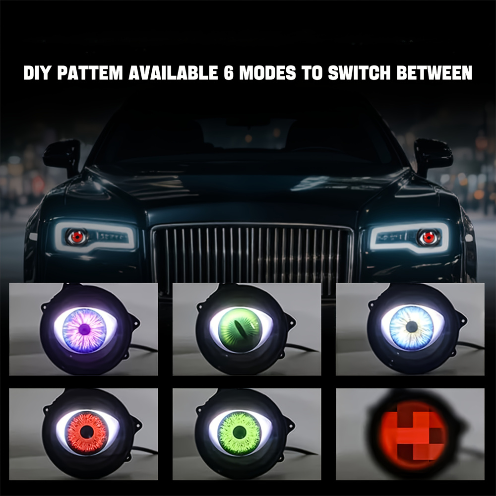  6-Mode Led Dynamic Devil Eye - Lighting Decorative ulasan dan harga