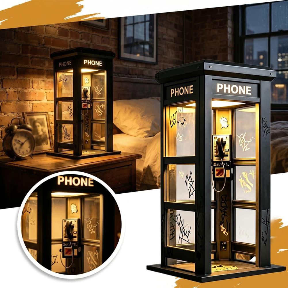 Retro Graffiti Phone Booth Tab - Decor Lighting Lamps ulasan dan harga