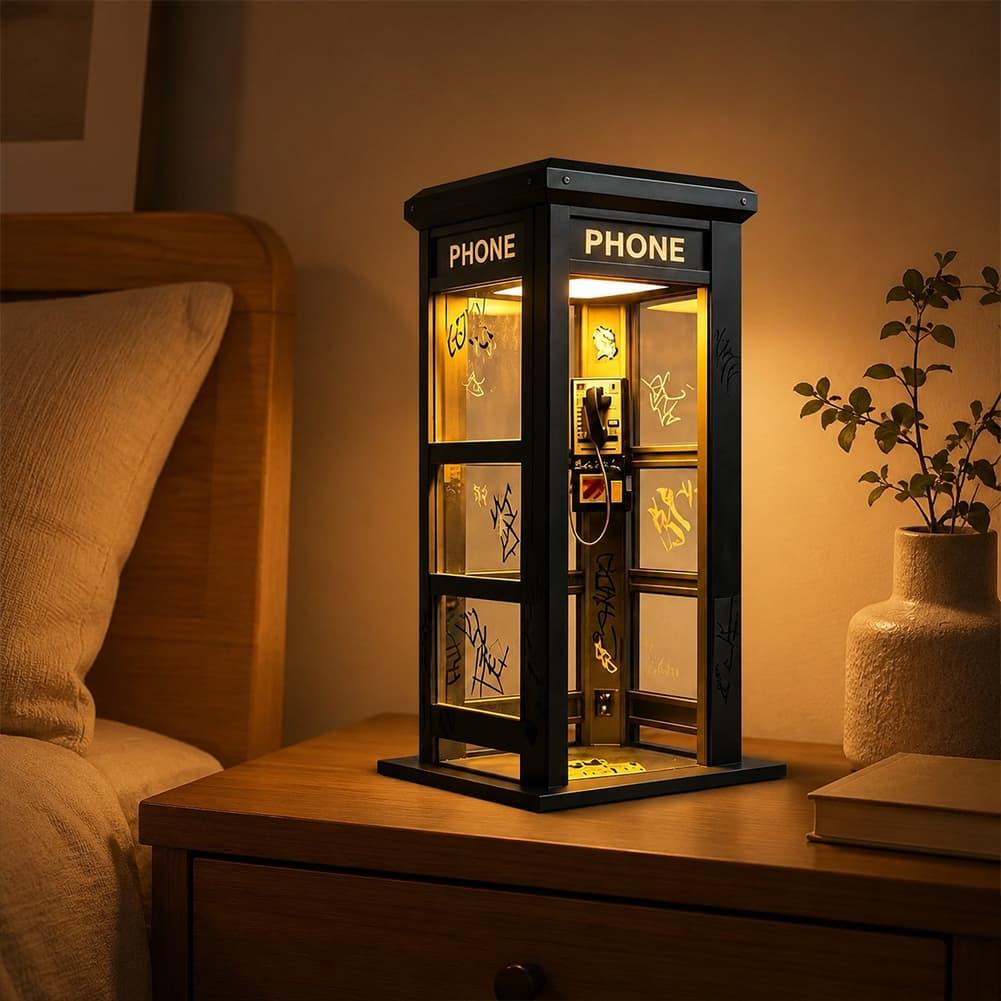 Retro Graffiti Phone Booth Tab - Decor Lighting Lamps ulasan dan harga