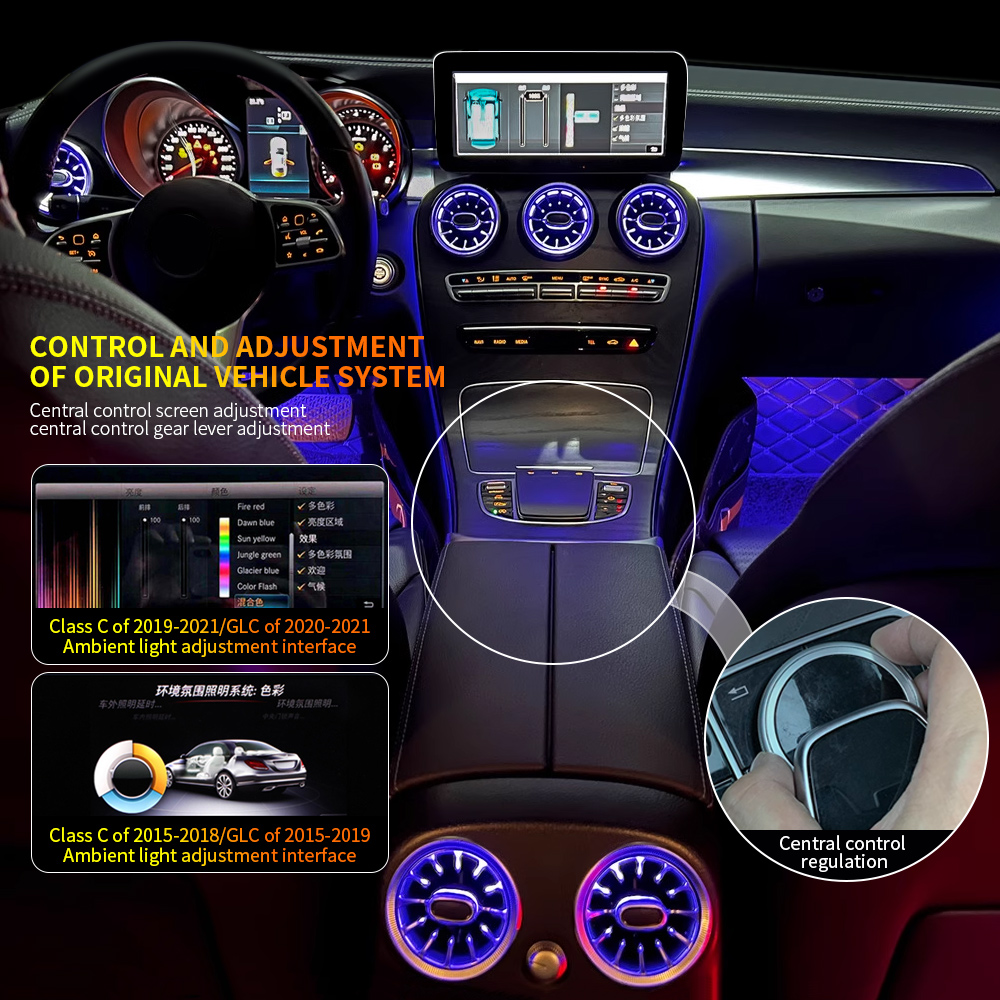 For Mercedes Benz Ambient Ligh - Ambient Led Strip ulasan dan harga