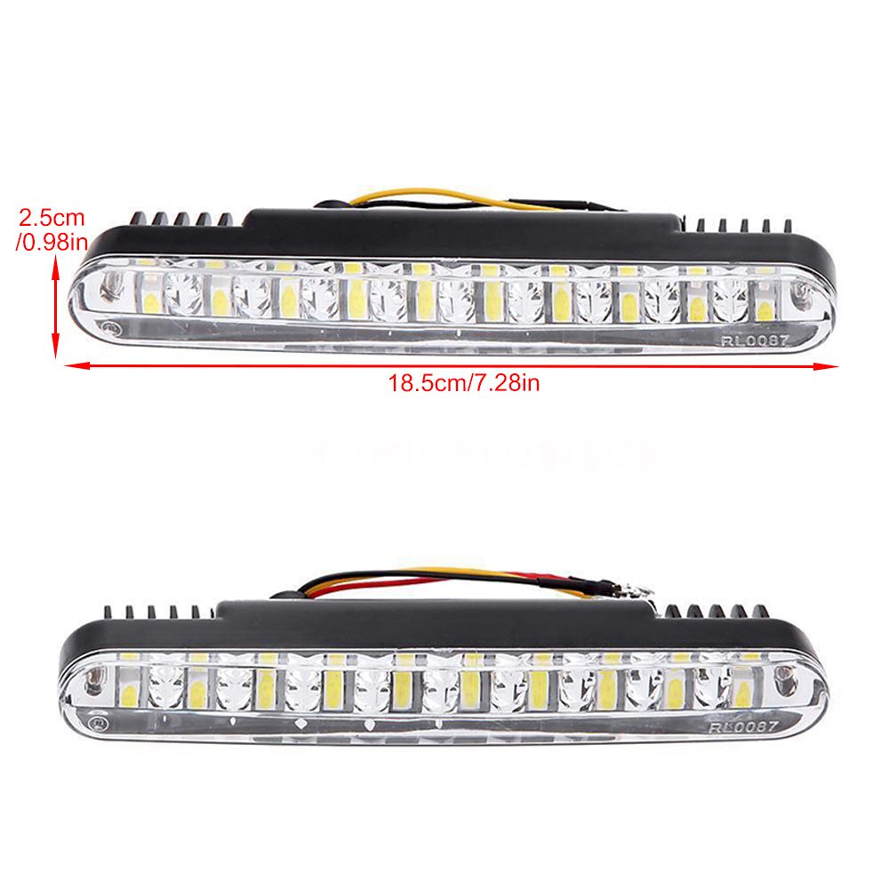 AQTQAQ 2Pcs/Set 12V Car 30 LED - Ambient Led Strip ulasan dan harga
