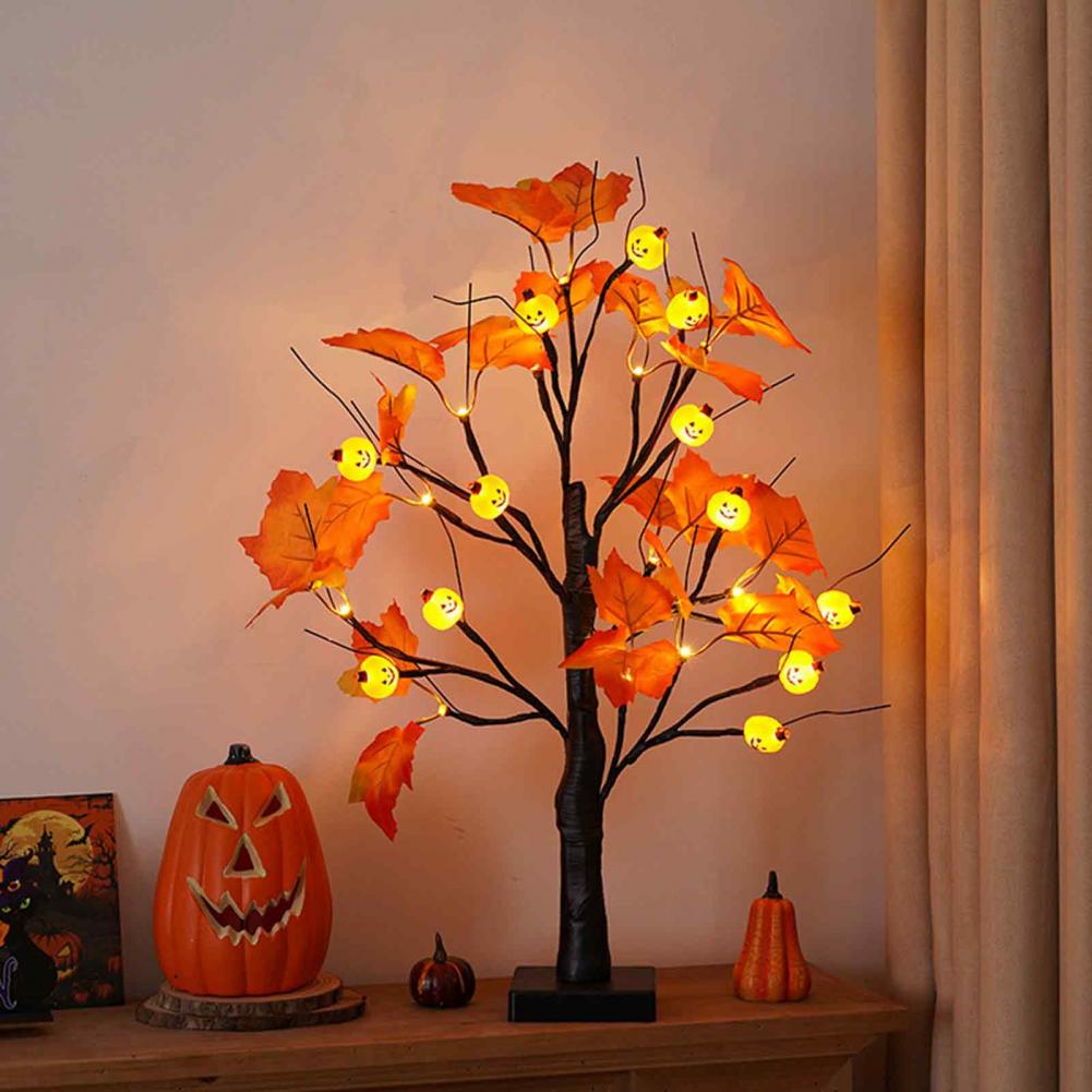 Autumn Maple Tree Decor Harves - Home Decor Lighting Tree ulasan dan harga