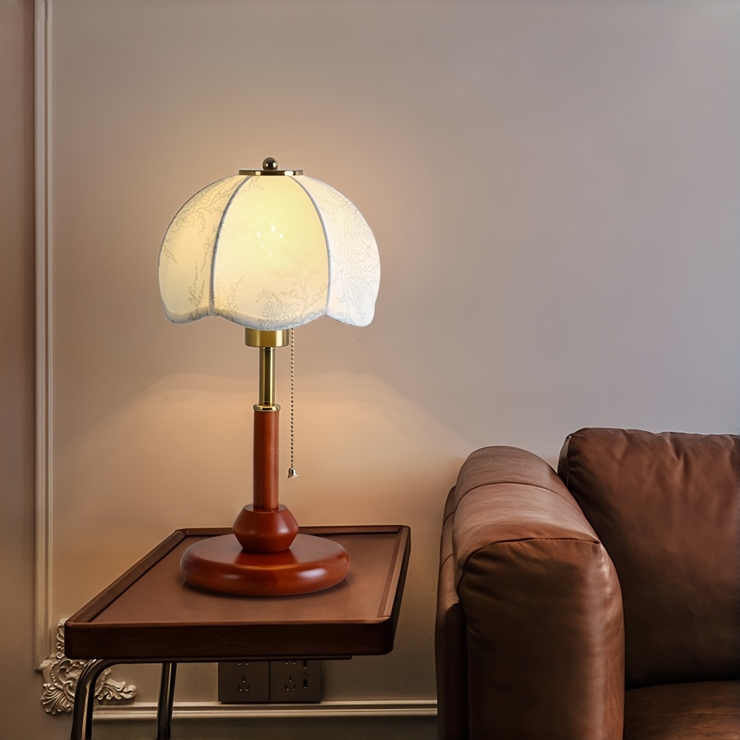 Vintage Scalloped Dome Table L - Decor Lighting Lamps ulasan dan harga