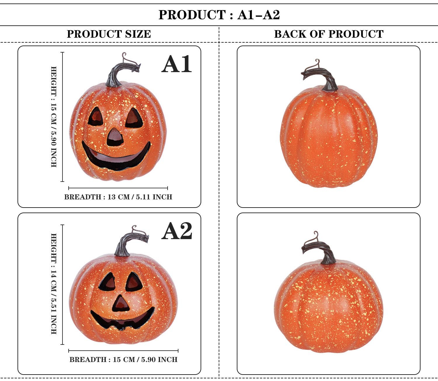 Halloween Pumpkin Decorations  - Lighting Decor House ulasan dan harga