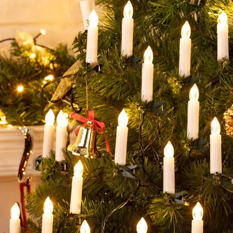 Flameless Taper Candle Lights  - Home Decor Lighting Tree ulasan dan harga