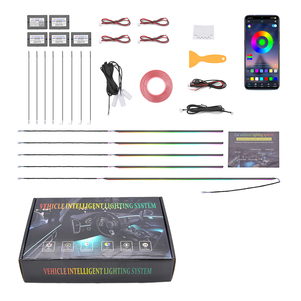 Hot Selling Car Ambient Light  - Ambient Led Strip ulasan dan harga