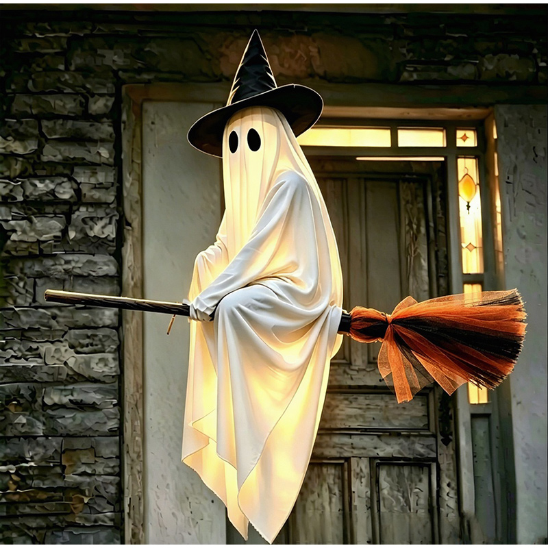 Halloween Flying Brooms And Gh - Lighting Decor House ulasan dan harga