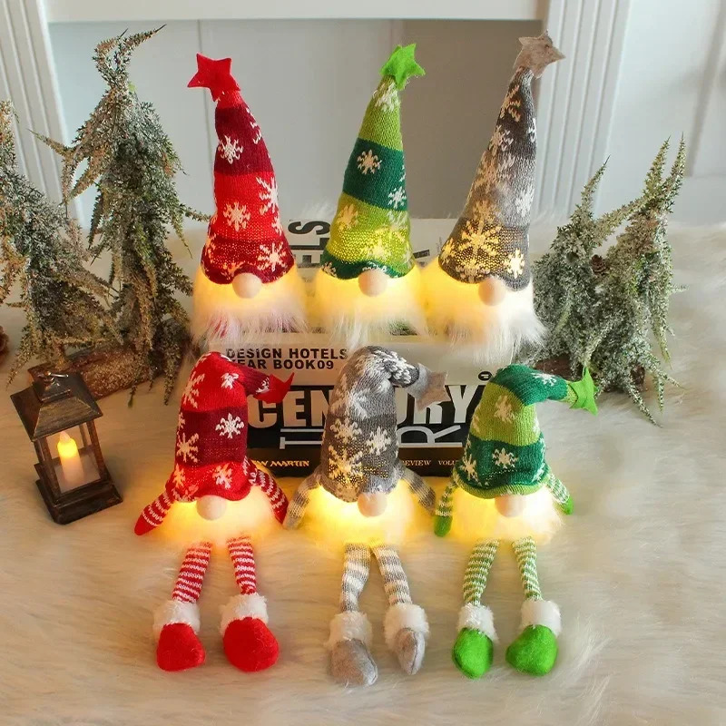 Christmas Faceless Doll Gnome  - Home Decor Lighting Tree ulasan dan harga
