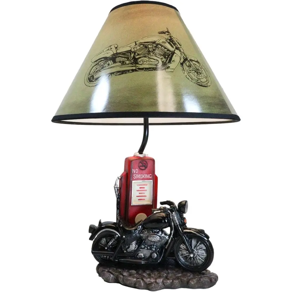 Vintage Retro Black Motorcycle - Decor Lighting Lamps ulasan dan harga