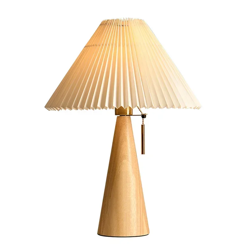 Retro Pleated Table Lamp Nordi - Decor Lighting Lamps ulasan dan harga