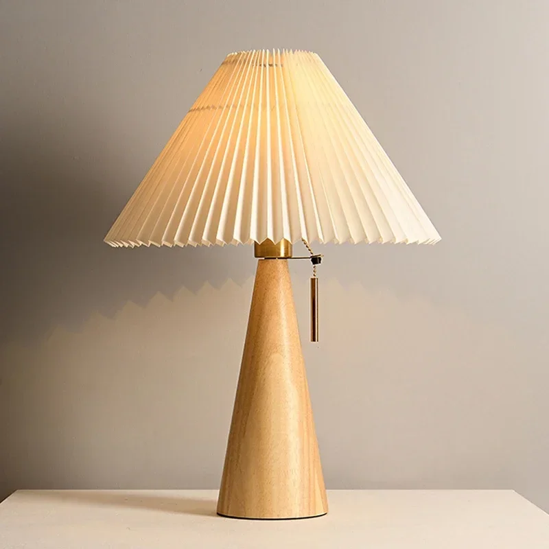 Retro Pleated Table Lamp Nordi - Decor Lighting Lamps ulasan dan harga