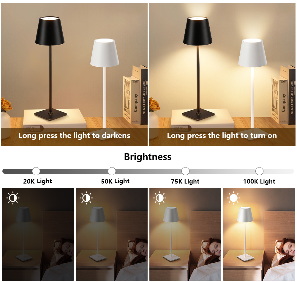 LED Rechargeable Desk Light Wi - Decor Lighting Lamps ulasan dan harga