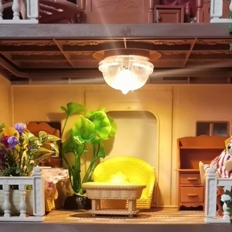 1/3Pcs Dollhouse Mini Lighting - Lighting Decor House ulasan dan harga
